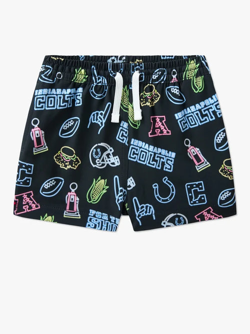 The Neon Colts (NFL Toddler Swim Trunk) - Image 1 - Chubbies Shorts