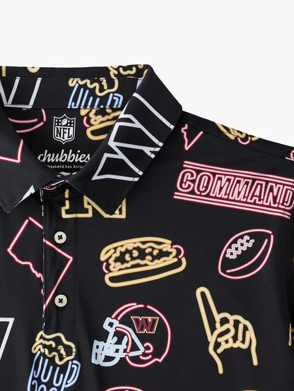The Neon Commanders (NFL Performance Polo) - Image 2 - Chubbies Shorts