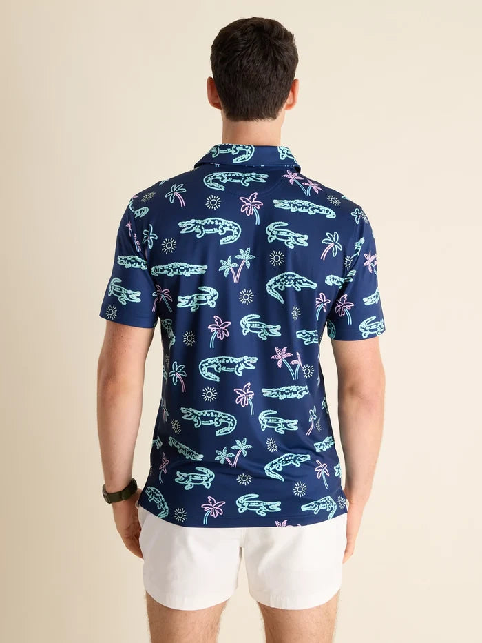 The Neon Glade (Performance Polo) - Image 2 - Chubbies Shorts