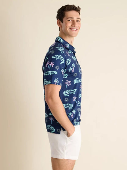 The Neon Glade (Performance Polo) - Image 3 - Chubbies Shorts