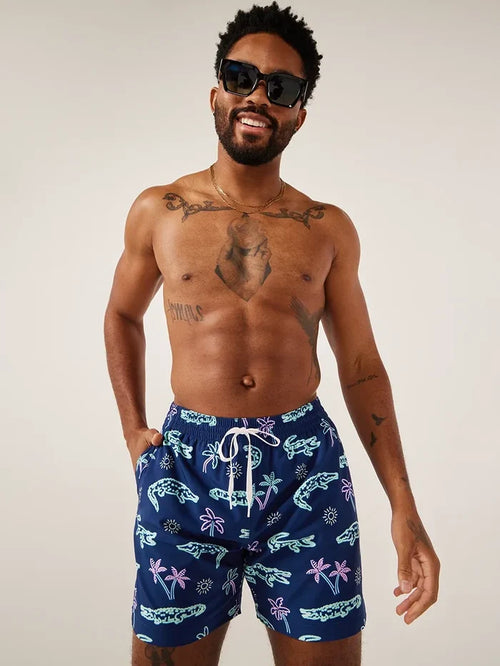 The Neon Glades 5.5" (Classic Swim Trunk) - Image 1 - Chubbies Shorts