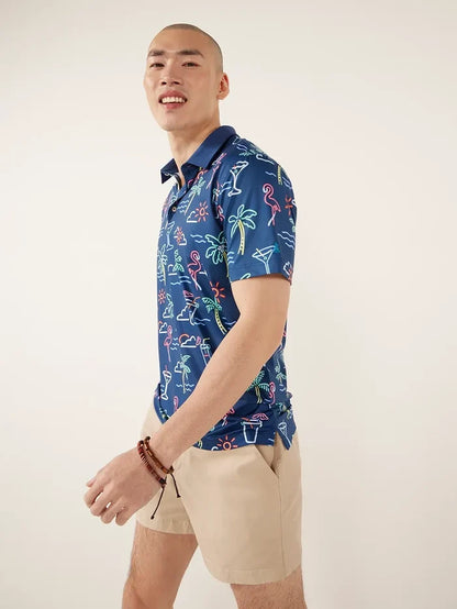 The Neon Light (Performance Polo) - Image 3 - Chubbies Shorts
