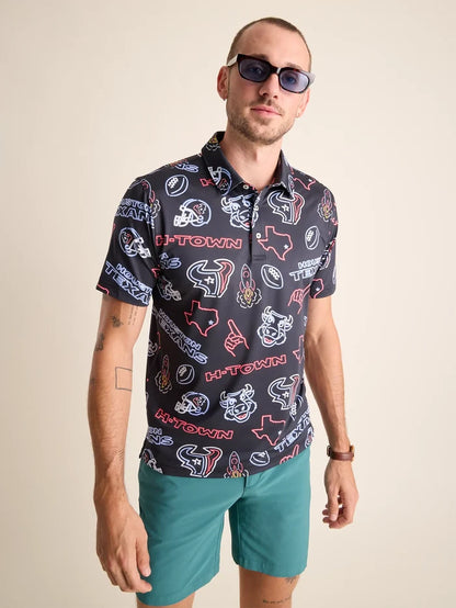The Neon Texans (NFL Performance Polo) - Image 4 - Chubbies Shorts