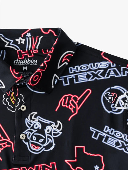 The Neon Texans (NFL Performance Polo) - Image 2 - Chubbies Shorts