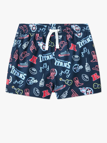 The Neon Titans (NFL Toddler Swim Trunk) - Image 1 - Chubbies Shorts