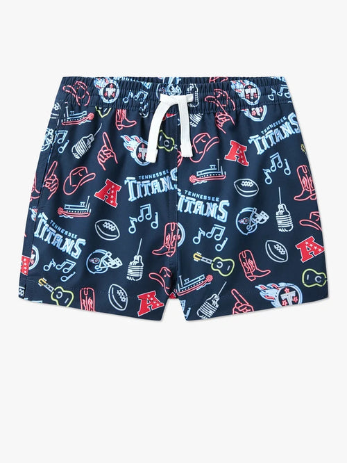 The Neon Titans (NFL Toddler Swim Trunk) - Image 1 - Chubbies Shorts