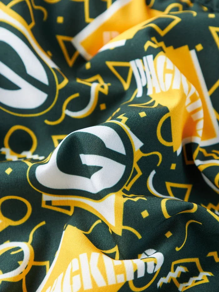 The Packers Game Day Fit (Boys Classic Lined Trunk) - Image 2 - Chubbies Shorts