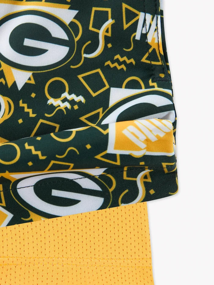 The Packers Game Day Fit (Boys Classic Lined Trunk) - Image 3 - Chubbies Shorts