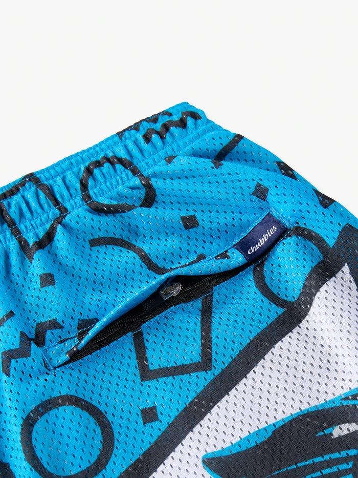 The Panthers Game Day Fit (Mesh Short) - Image 3 - Chubbies Shorts