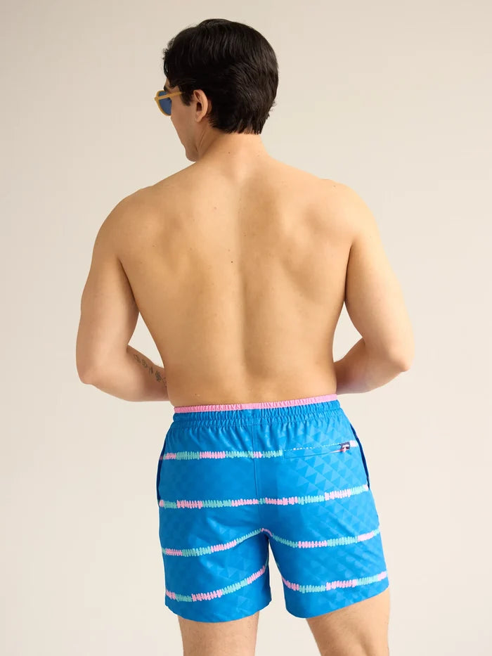 The Playing Hookies 5.5" (Embossed Classic Swim Trunk) - Image 2 - Chubbies Shorts