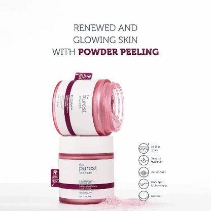 The Purest Solutions Exfoliating Fruit Enzyme Powder Peeling 55g. تا بيرست سولوسن مسحوق إنزيم الفاكهة المقشر للتقشير 55 جرام - Princess Cosmetics Qatar
