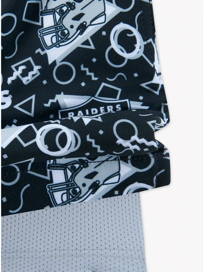 The Raiders Game Day Fit (Boys Classic Lined Trunk) - Image 2 - Chubbies Shorts