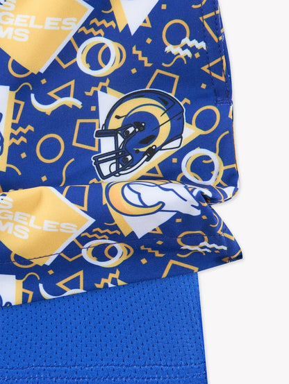 The Rams Game Day Fit (Boys Classic Lined Trunk) - Image 3 - Chubbies Shorts