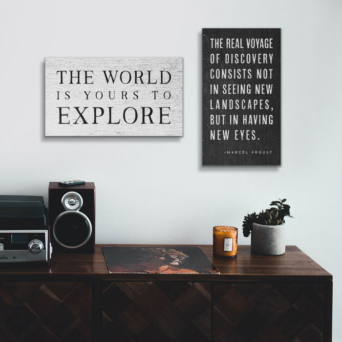 The Real Voyage of Discovery - Canvas Wall Art Conquest Maps LLC