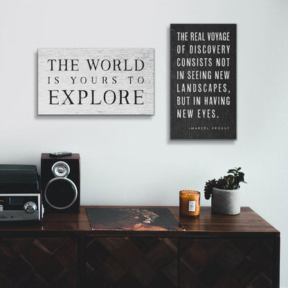 The Real Voyage of Discovery - Canvas Wall Art Conquest Maps LLC