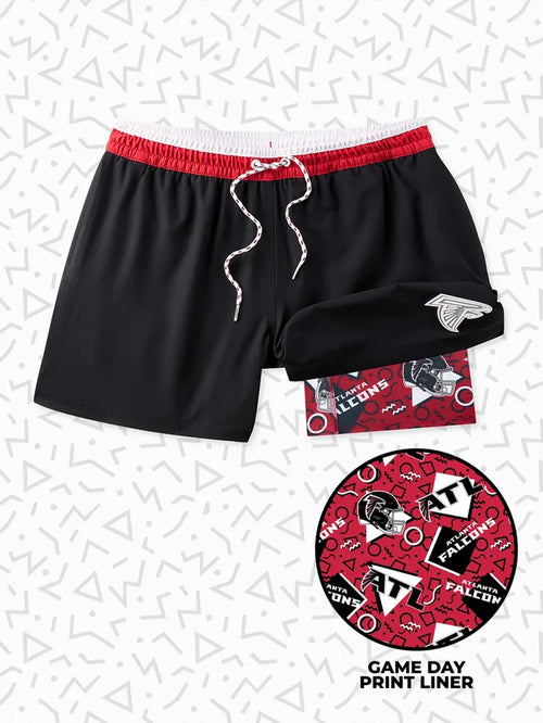 The Secret Falcons 5.5" (Classic Lined Swim Trunks) - Image 1 - Chubbies Shorts