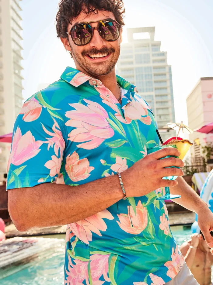 The Stop & Smell The Roses (Performance Polo) - Image 2 - Chubbies Shorts