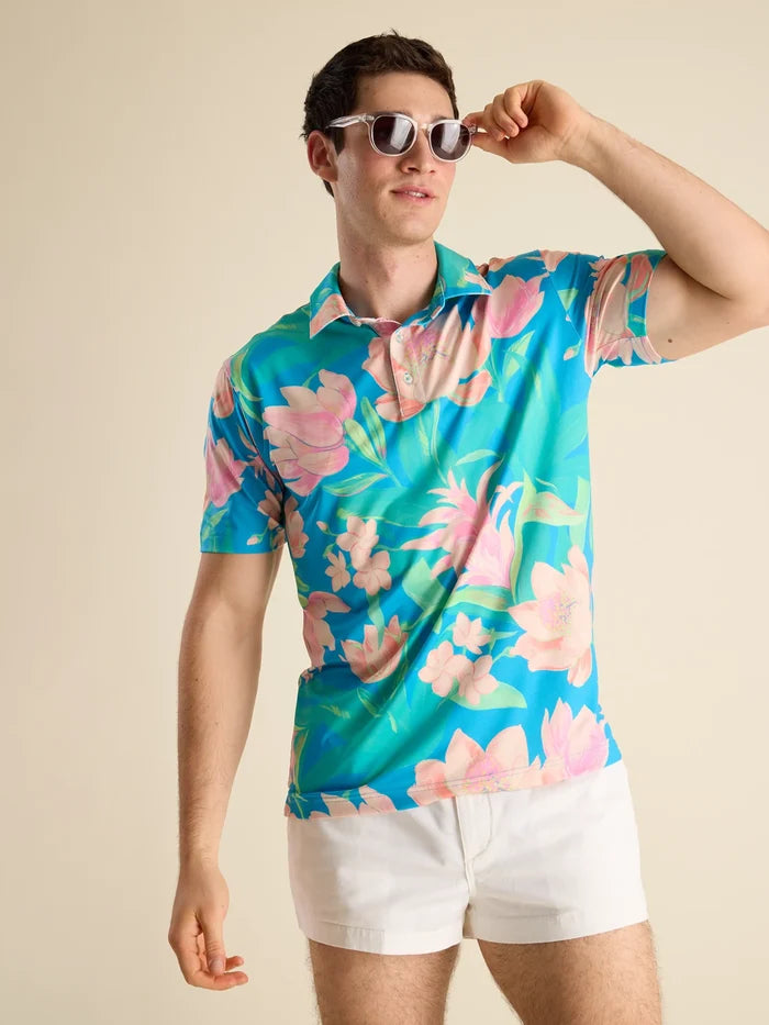The Stop & Smell The Roses (Performance Polo) - Image 6 - Chubbies Shorts