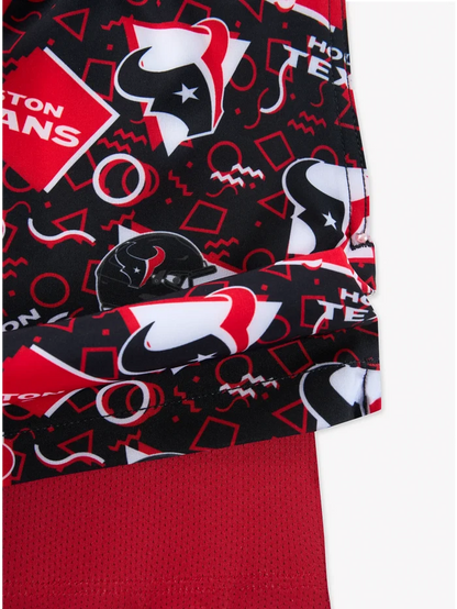 The Texans Game Day Fit (Boys Classic Lined Trunk) - Image 3 - Chubbies Shorts