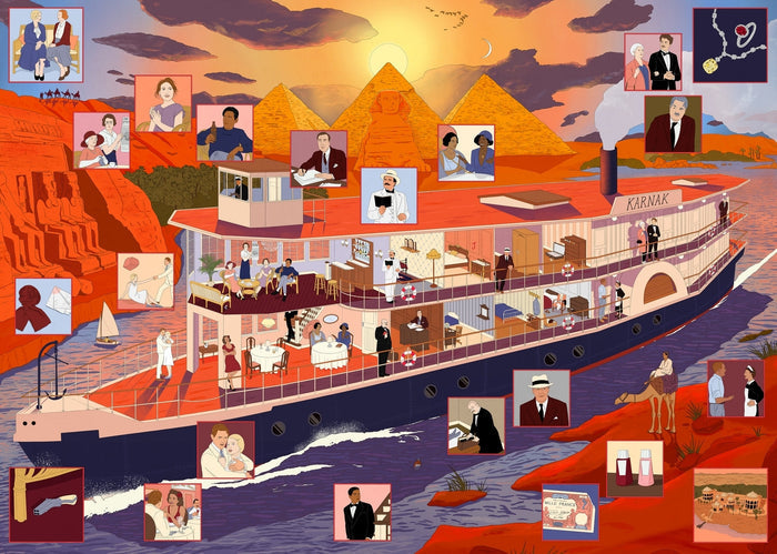 The World of Agatha Christie: Death On the Nile | 1,000 Piece Jigsaw Puzzle