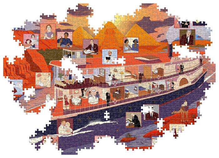 The World of Agatha Christie: Death On the Nile | 1,000 Piece Jigsaw Puzzle