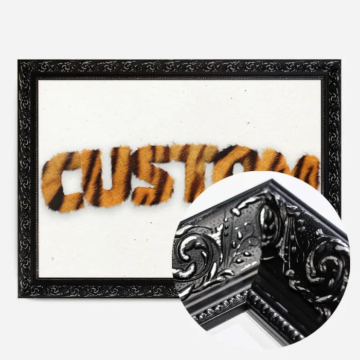 21x30cm | 8¼ x 11¾in / Black Ornate Frame