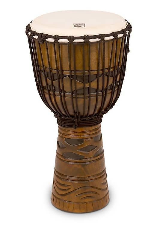 Toca Origins Series Rope Tuned Wood 12” Djembe in African Mask (TODJ-12AM)