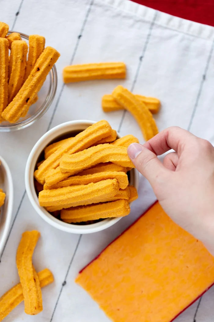 Traditional Cheese Straws - Back View - Old School Brand™