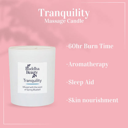 Tranquility Spring Bluebell Room Fragrance Collection - Buddha Beauty Skincare Room Candle #vegan# #cruelty-free# #skincare#