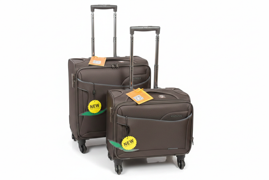 Travel Trolley Luggage Set of 2 on white background
