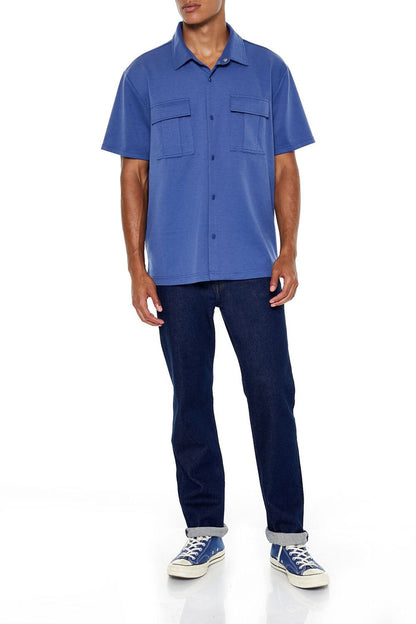 Two-Pocket Button-Front Shirt