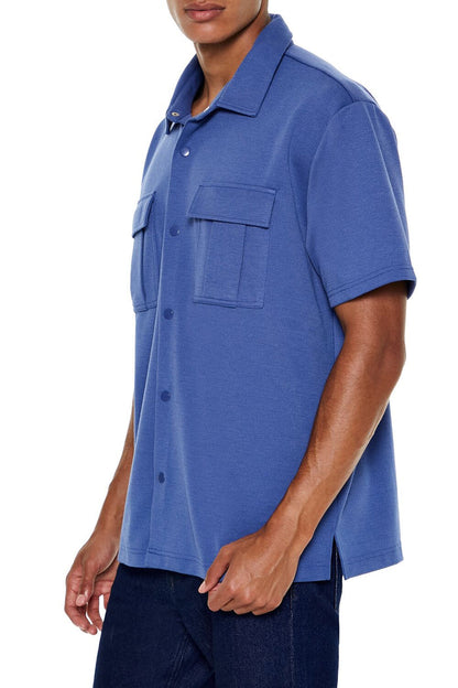 Two-Pocket Button-Front Shirt