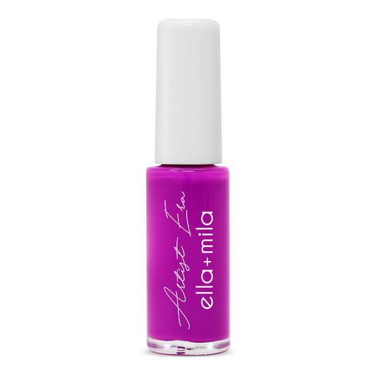 Ultra Violet neon purple nail art liner polish with fine brush – ella+mila Artist Era