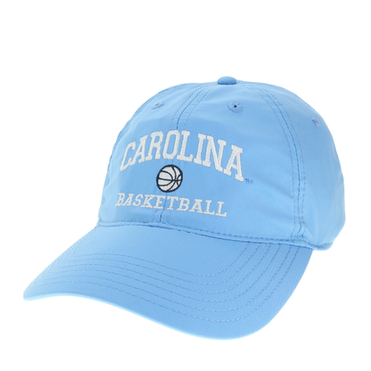 UNC Basketball Hat in Carolina Blue Dry Fit Adjustable - Main View - Legacy