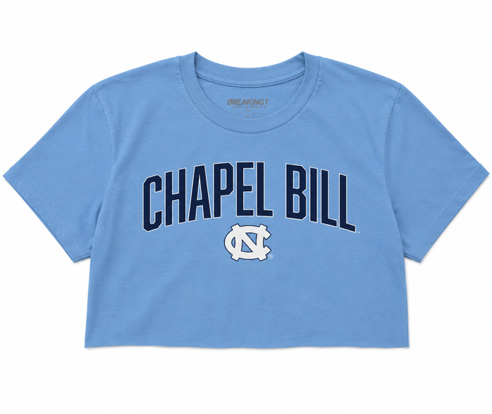 UNC Chapel Bill Cropped T-Shirt by Breaking T - Main View - Breaking T