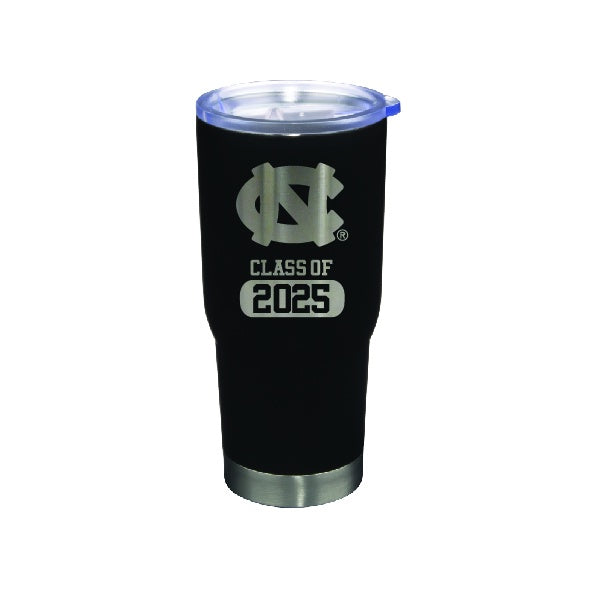 UNC Class of 2025 Stainless Steel Tumbler 22oz in Black - Main View - Nordic