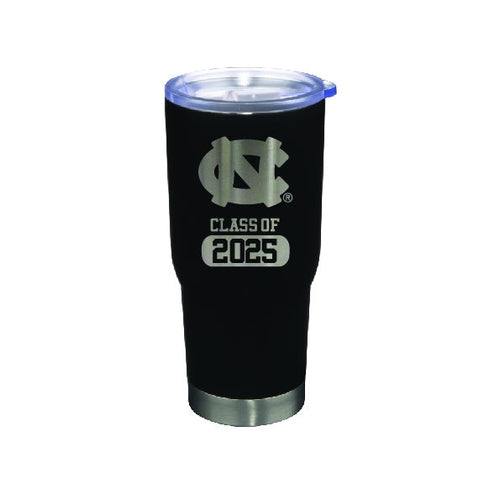 UNC Class of 2025 Stainless Steel Tumbler 22oz in Black - Main View - Nordic