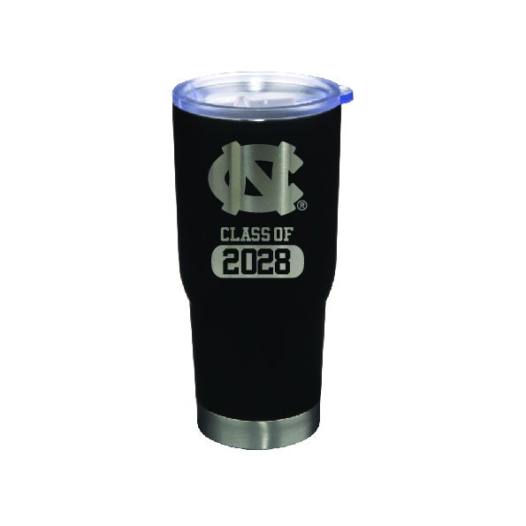 UNC Class of 2028 Stainless Steel Tumbler 22oz in Black - Main View - Nordic