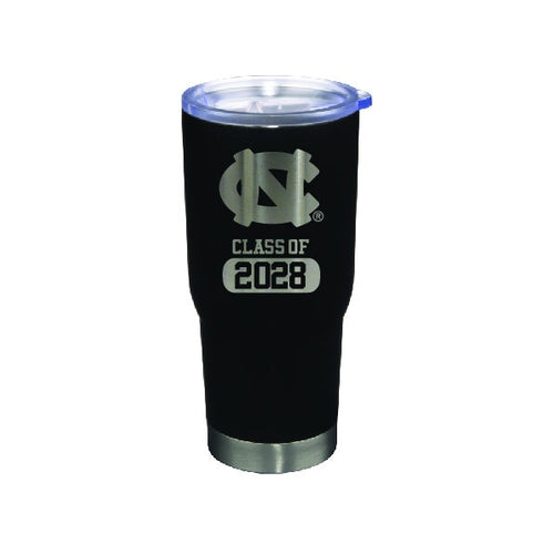 UNC Class of 2028 Stainless Steel Tumbler 22oz in Black - Main View - Nordic