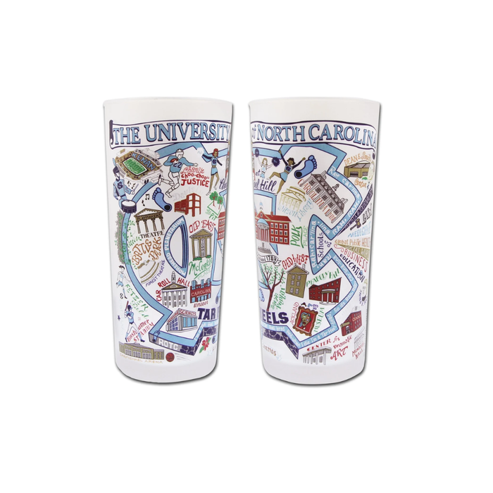 UNC Collegiate Shot Glass - Main View - catstudio