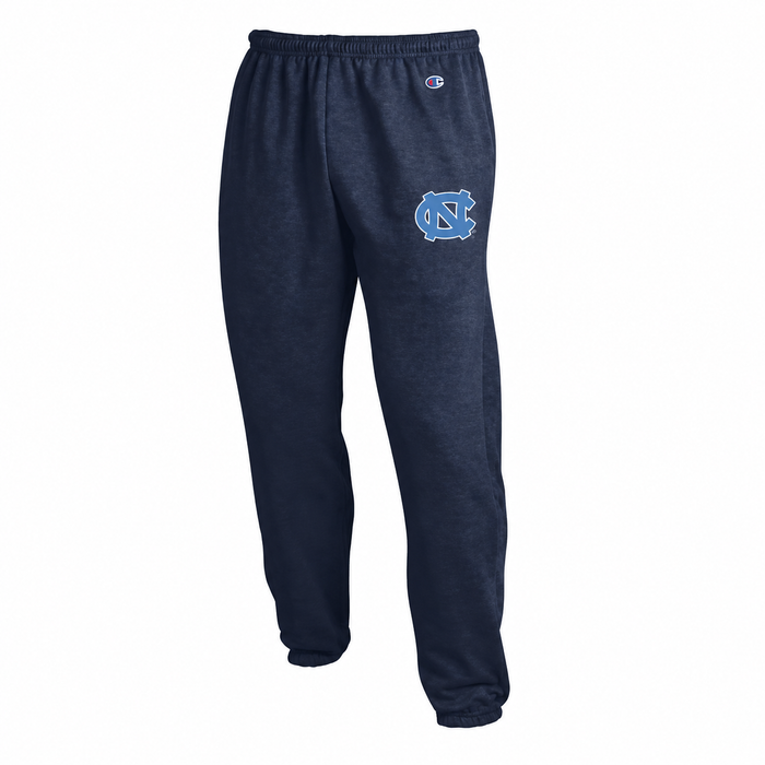UNC Navy Dusty Blue Champion Sweatpants - Main View - Champion