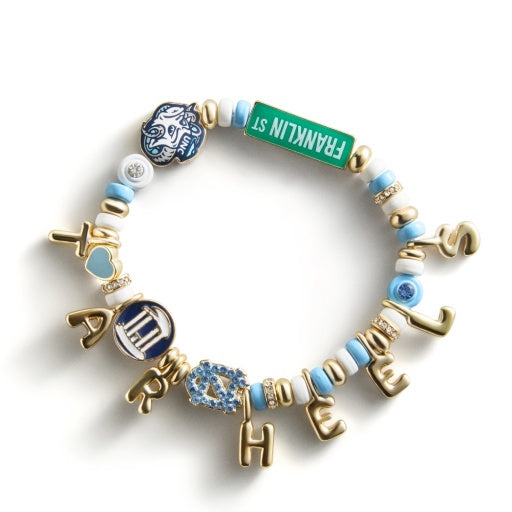 University of North Carolina Beaded Charm Bracelet - Main View - Baublebar