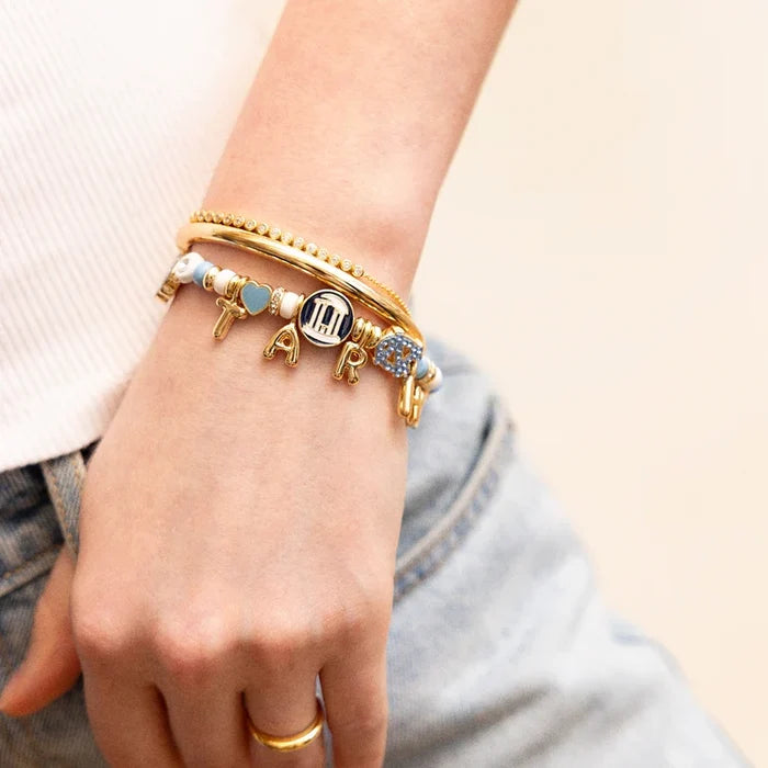University of North Carolina Beaded Charm Bracelet - Detail View - Baublebar