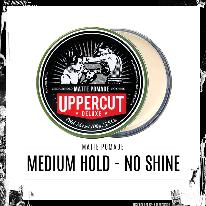 Uppercut Deluxe Matte Pomade 100g - Beauty Tribe