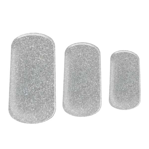UV-Free Gel Nail Wraps – Brilliant Silver