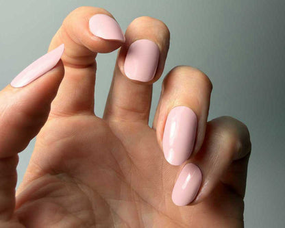 UV-Free Gel Nail Wraps – Misty Rose