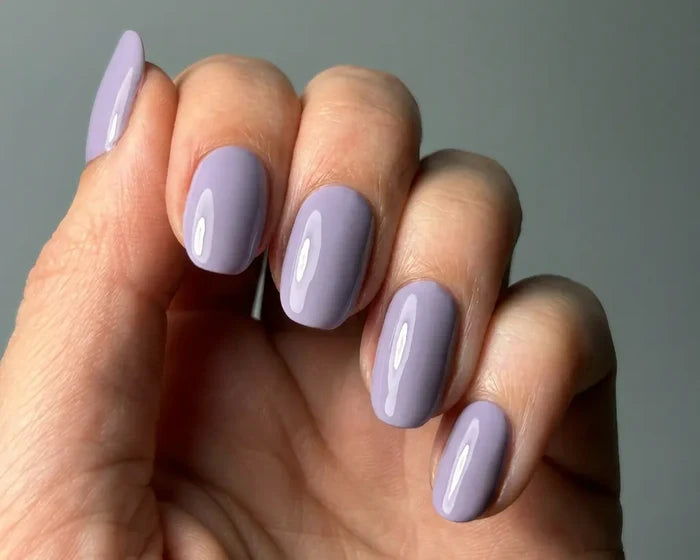 UV-Free Gel Nail Wraps – Purple Fields