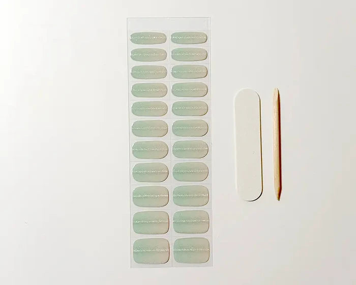 UV-Free Gel Nail Wraps – Sea Glass