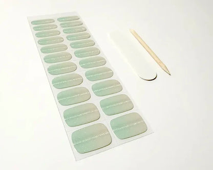 UV-Free Gel Nail Wraps – Sea Glass