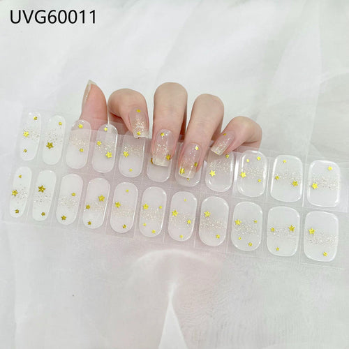 UV gel nail sticker semi-cured UVG60011